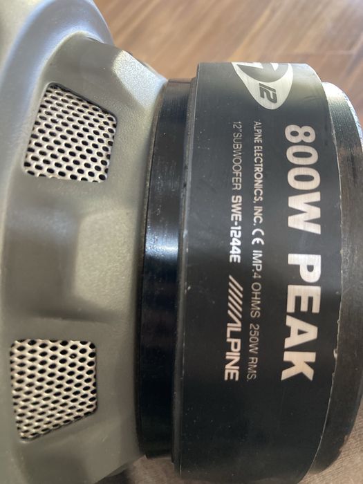 Subwoofer Alpine 12” TypeG