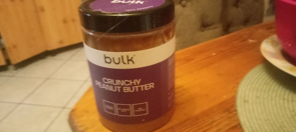 Bulk Crunchy Peanut Butter 1 kg – masło orzechowe 36 sztuki
