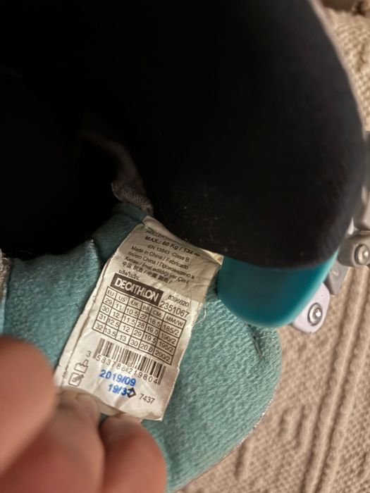 Patins em linha criança 29-32 e kit proteções