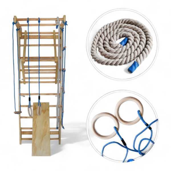 Zestaw Gimnastyczny z Akcesoriami Drabinka Gimnastyczna Duża Fitness