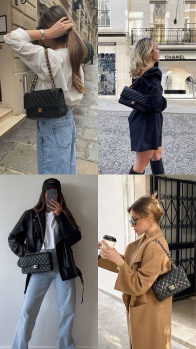 Сумка Chanel Double Flap. Шкіряна сумка Шанель