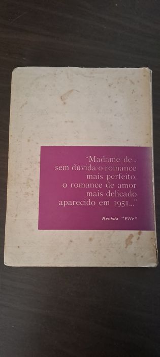 Livro "Madame de... seguido de Julieta"
