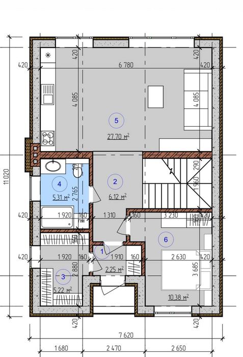 Будинок 124 м² з Газом та центральними комунікаціями | Буча | Сертефікат - ТАК, Автонавіс, Автоматичні ворота