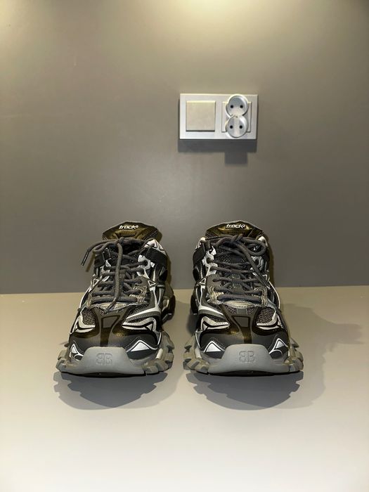 Balenciaga Track 2 スニーカー　25cm Balenciaga Track.2 Open Sneakers | Black | FARFETCH PL