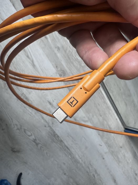 Kabel do tetheringu USB-C - USB-C TETHER TOOLS TetherPro Right Angle 4.6m, 5 Gb/s