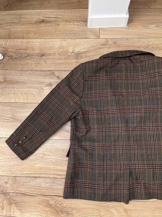 Marynarka w krate oversize rozmiar 44.