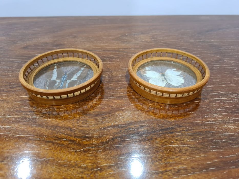 2 bases para copos vintage
