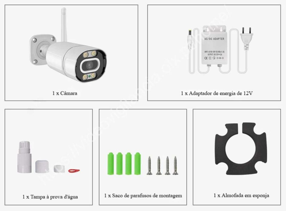 Câmara Vigilância ‼️ WiFi ‼️ Áudio Bidirecional ‼️ Deteção Movimento