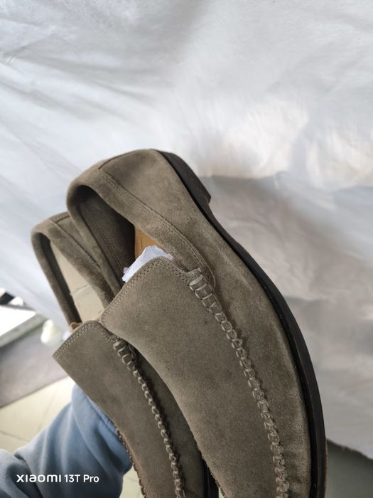 Туфлі лофери чоловічі замша р. 44,5(29,5см)