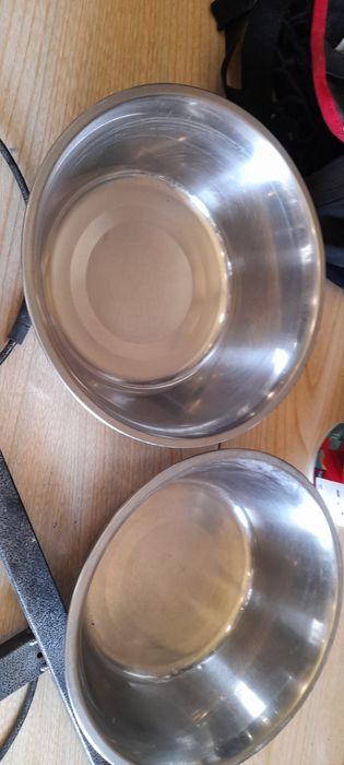 Comedouro duplo inox regulável