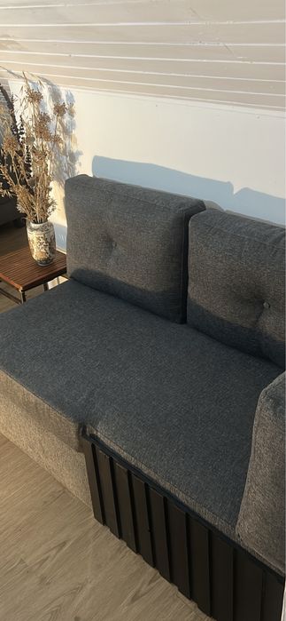 Sofa de canto novo com arrumação
