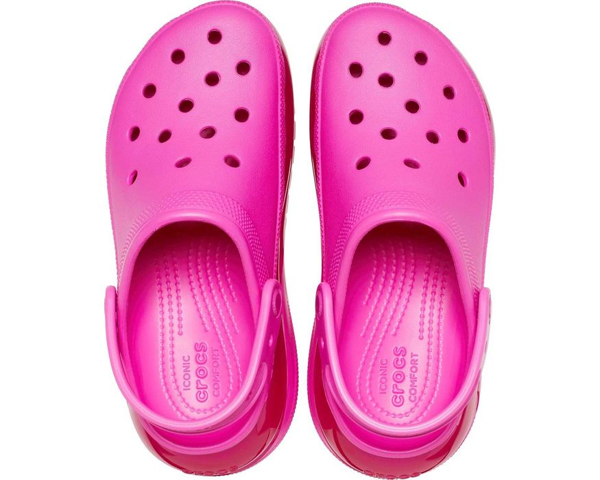 Сабо Crocs mega crush clog фуксія оригінал  37, 39