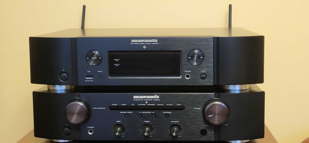 MARANTZ: wzmacniacz PM6005 + odtwarzacz sieciowy NA6005