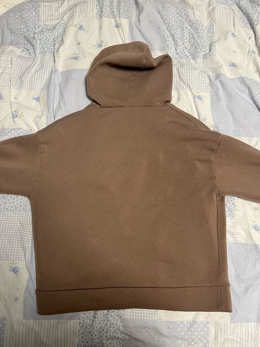 Коричнева зіпка на флісі