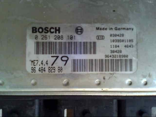 CENTRALINA CHECK CONTROL PEUGEOT 206 FASTBACK 2003 -0261208101