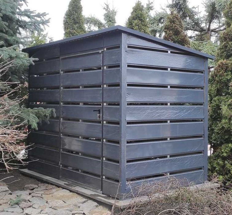 Wiata śmietnikowa panelowa 2x3 OKAZJA