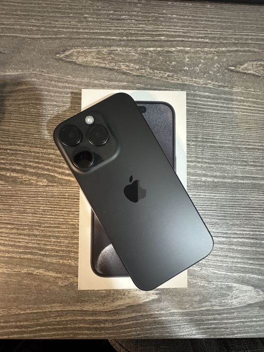 apple iphone 15 pro 128gb black titanium - купить мобильные