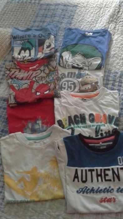 T-shirts de menino 6 anos