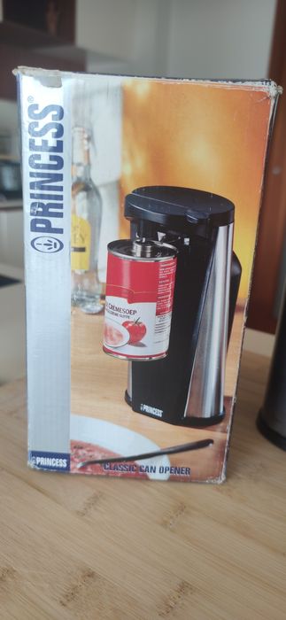 Abre latas, cápsulas e afiador elétrico