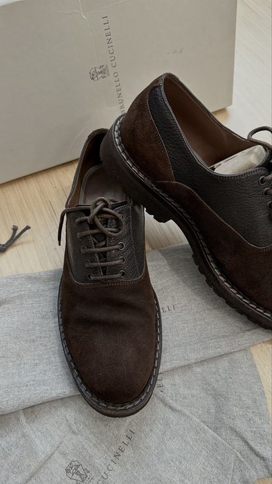 мужские туфли дерби Brunello Cucinelli 43,5 оригинал