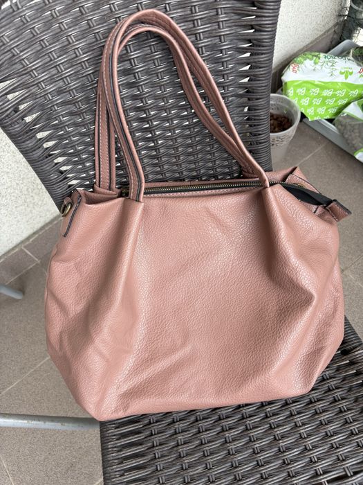 Torebka damska pastel róż