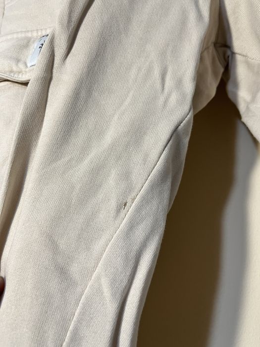 Beżowe spodnie dresowe dresy joggery S