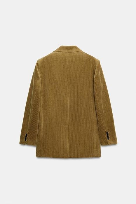 Вельветовий блейзер Zara оверсайз