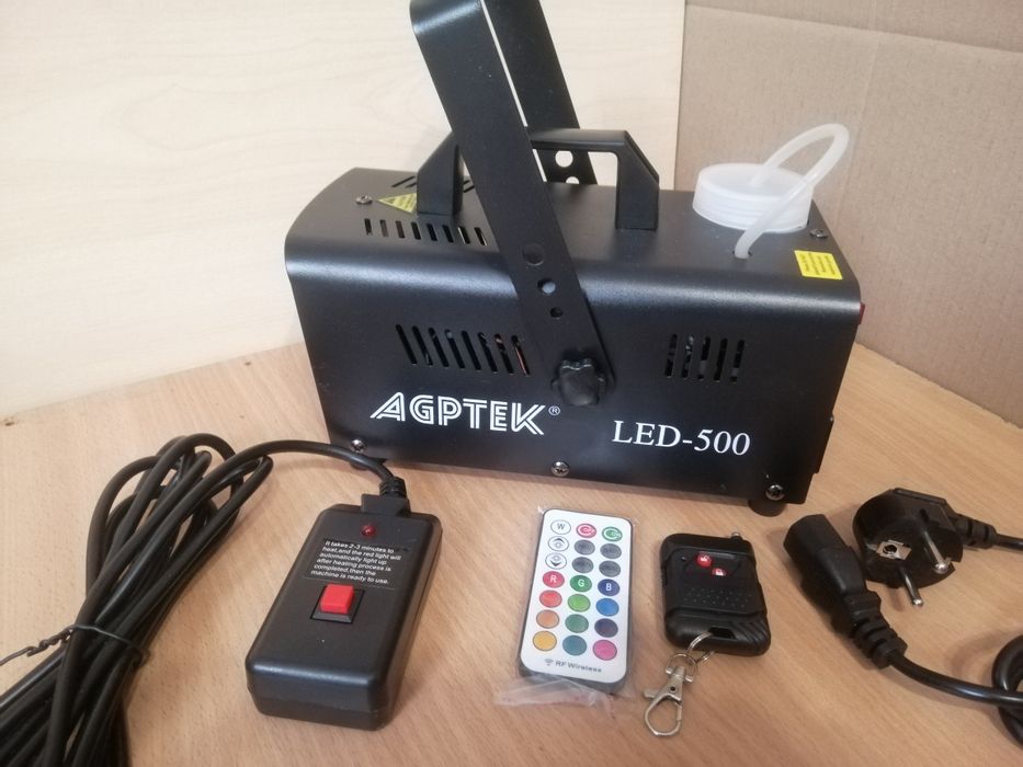Диммашина AGPTEK led 500 зі світломузикою та трьома пультами д/у