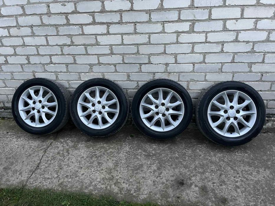 Диски, титани, легкосплавні диски, 5/114.3/l6 kia, 205/55/16 ханкук