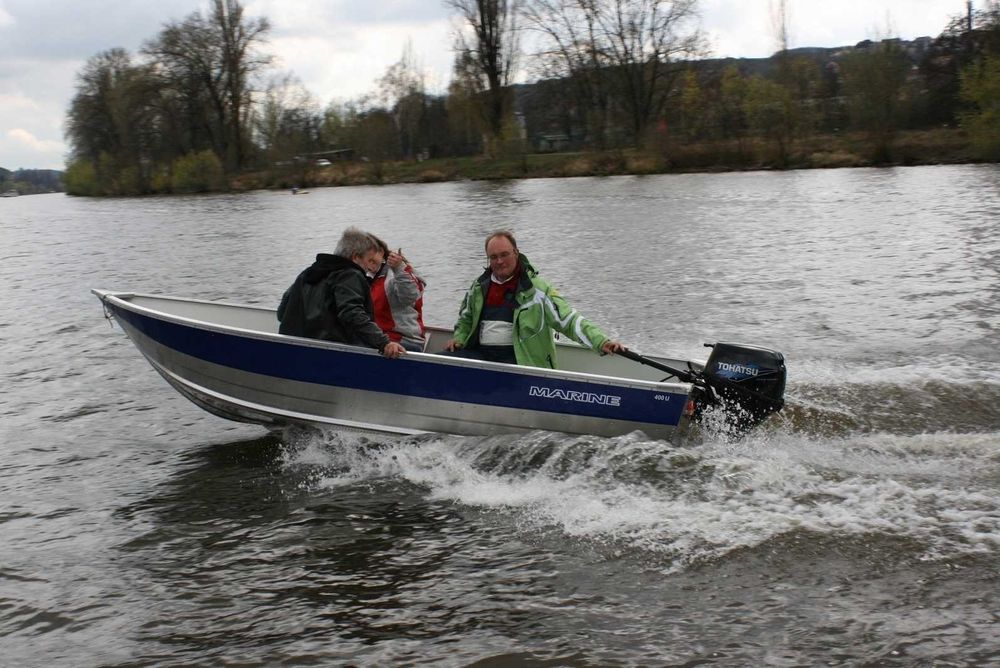 Łódź Wiosłowa Motorowa Aluminiowa Marine 400S I 3,99 x 1,53 m I 78 KG
