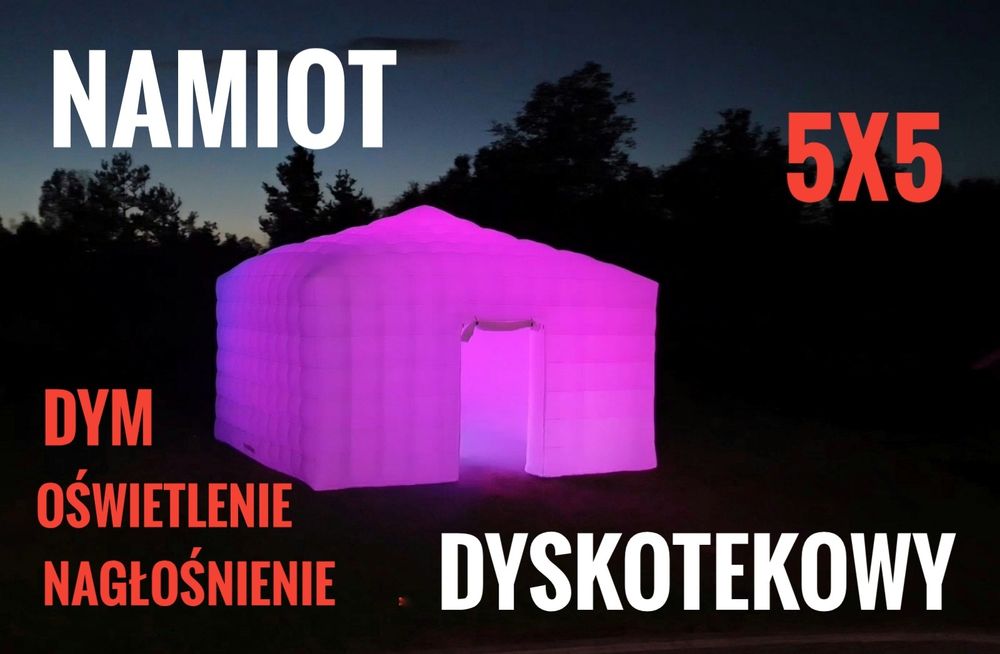 Dmuchany NAMIOT DYSKOTEKOWY Wynajem | Klub w Twoim ogrodzie! Hit 2026