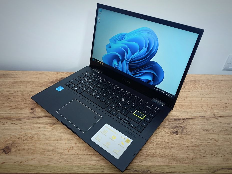 14' FHD IPS Asus Vivobook Flip 14/i3-1115G4/SSD 256/Батарея 0% зносу