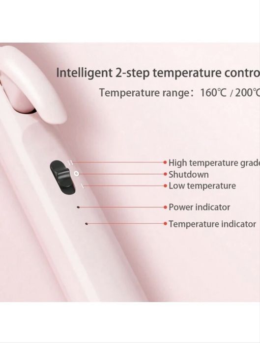 Varinha Modeladora de Cabelo Cerâmica Turmalina Calor Instantâneo