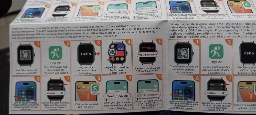 Smart Watch preto novo