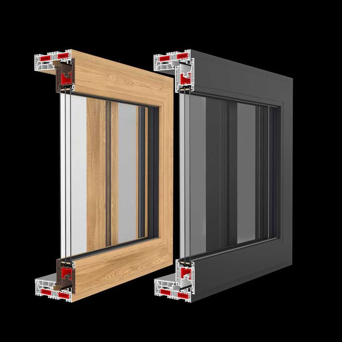 Okno tarasowe przesuwne Drutex trzyszybowe 1800 x 2100 różne wymiary.