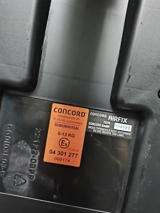Base ISOFIX + OVO - Concord AIR Safe