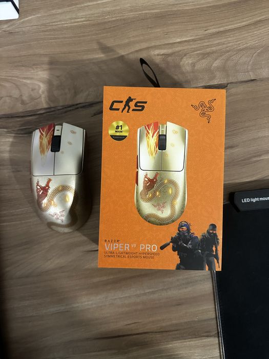 Mouse Razer Viper V3 Pro - Edição Especial Dragon Lore com Garantia