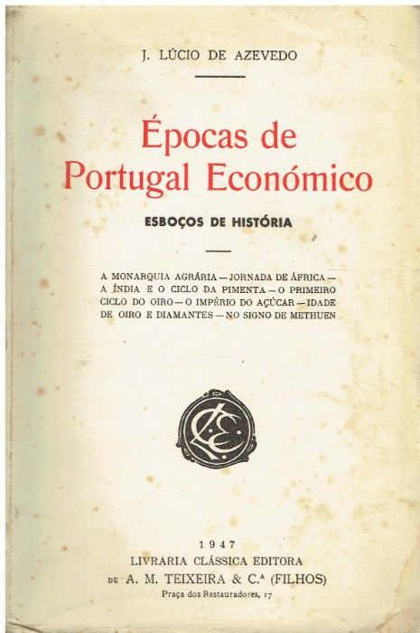 8236 - Épocas de Portugal Económico de J. Lúcio de Azevedo