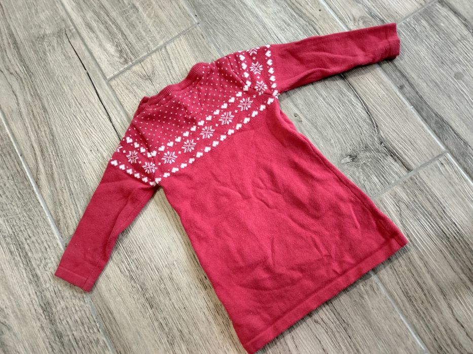 Сукня червона, плаття, платье новорічне, новогоднее, 1рік, 80 см