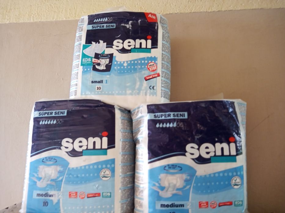 Pieluchomajtki Super Seni rozmiar S i M