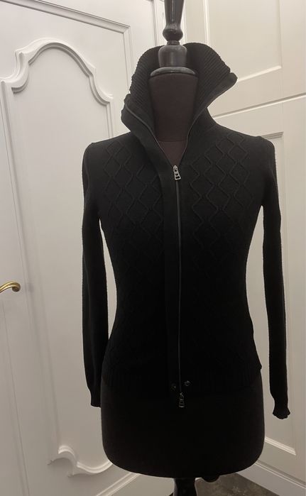 MAX MARA piękny sweter na zamek z golfem