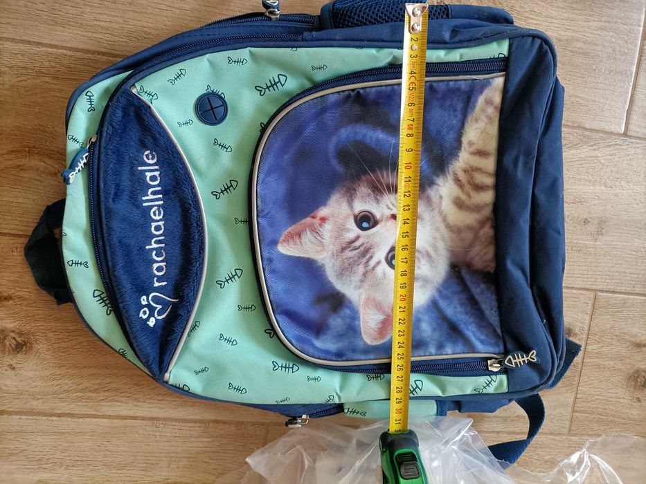 Plecak z kotkiem szkolny