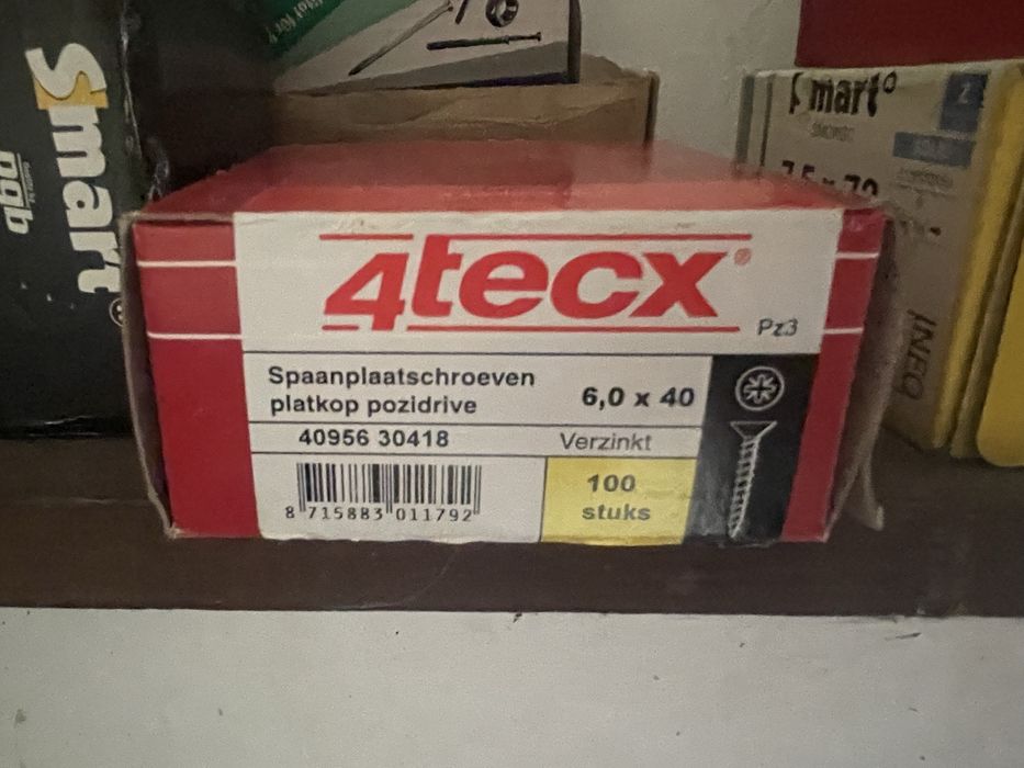 Wkręty do płyt/drewna 6,0 x 40 Pz3 100 sztuk