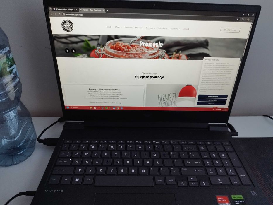 Laptop HP Victus 16 Ryzen 5-7640HS/16GB/512/Win11 RTX3O5O 144Hz
