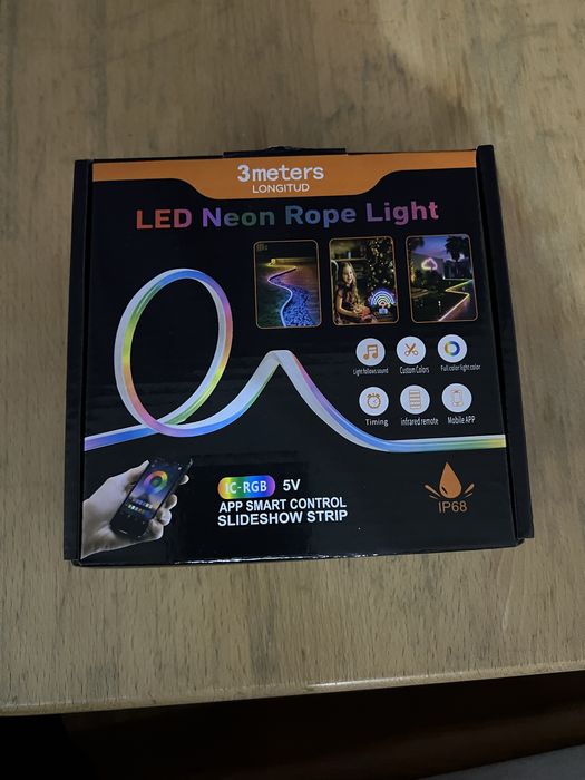 Неоновая лента  неонова стрічка 5 м RGB Лед лента Светодиодная лента