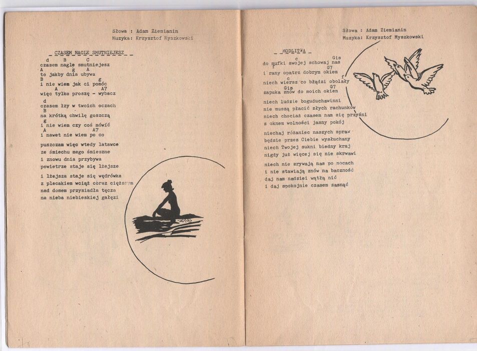 AUTOGRAFY - Stare Dobre Małżeństwo - śpiewnik - lata 80-te