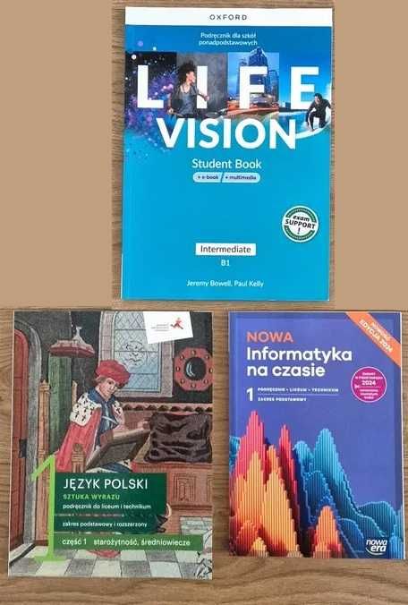Sprzedam 3 nowe i nieużywane podręczniki do I klasy LO i Technikum