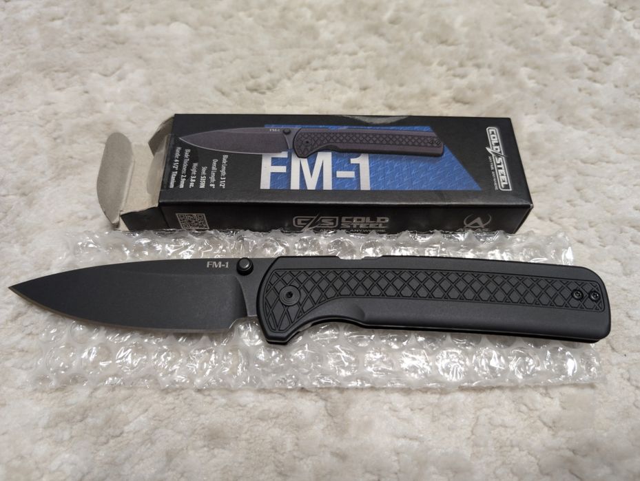Складний ніж Cold Steel Atlas FM-1 S35VN Black edc titanium EDC