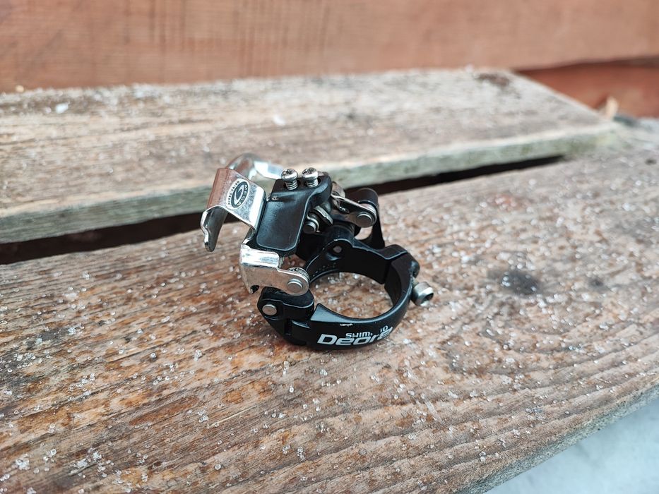Przednia przerzutka rowerowa Shimano Deore M510 34.9 Retro MTB