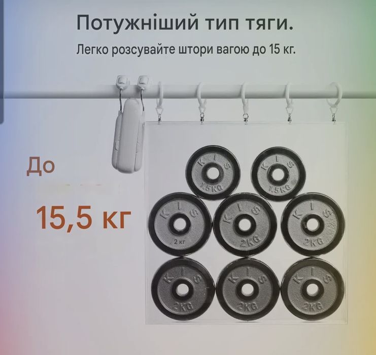 Автоматичний пристрій для відкривання штор SwitchBot curtain 3